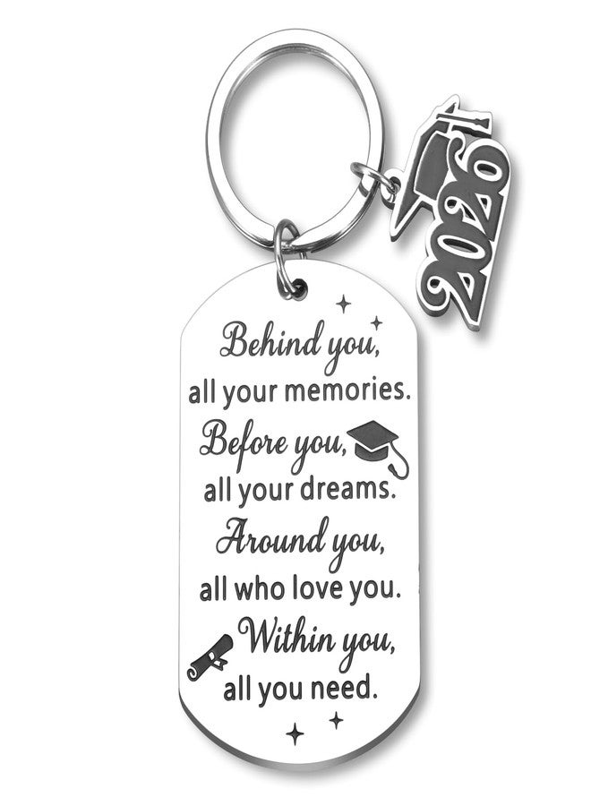 FOOZDEEVAAQ Graduation Gifts for Him Her 2026 Class of 2026 Graduation Gifts Bulk Senior 2026 Gift for Girls Boys Senior Night Seniorr Year Best Gift for High School College Grad Keychain for Women Men Christmas - Image 1